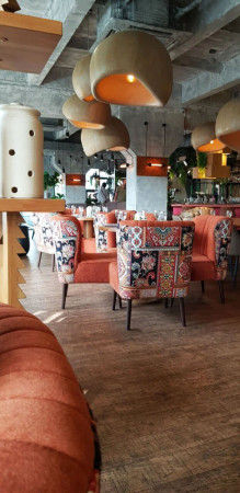 Гобеленовые ткани в ресторане Мушмула HoReCa | TAPTEX.RU