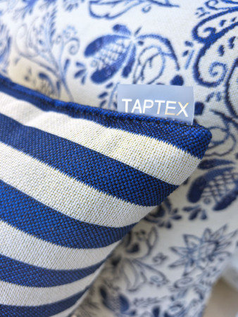 Декоративные подушки для поясницы из гобелена Гжель Сардиния | TAPTEX.RU